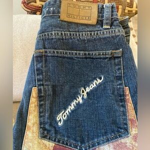 VINTAGE Y2K TOMMY HILFIGER DENIM UNISEX STARS/STRIPES STRAIGHT LEG - 29 x 32